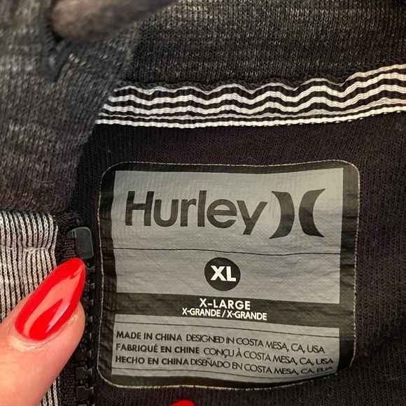 Hurley zip up hoodie - Picture 3 of 3